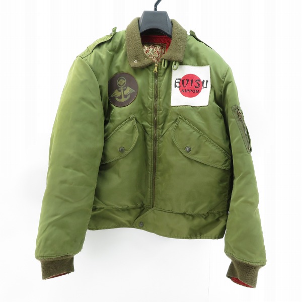 実際に弊社で買取させて頂いたEVISU/エヴィス 山根水軍パッチ フライトジャケット/40