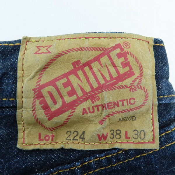 実際に弊社で買取させて頂いたDENIME by WAREHOUSE/ドゥニーム ウエアハウス Lot224 66モデル デニムパンツ/W38L30の画像 3枚目