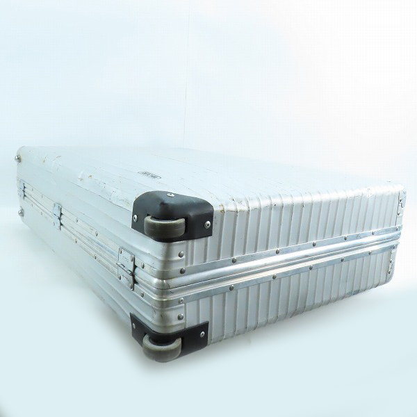 実際に弊社で買取させて頂いた【難有り】RIMOWA/リモワ アルミ 2輪 90年代/キャリーケース/スーツケース ヴィンテージ ビンテージの画像 2枚目