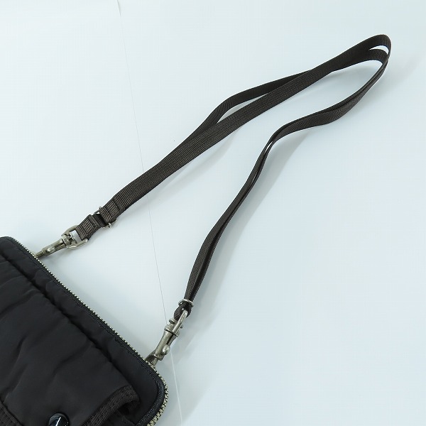 実際に弊社で買取させて頂いたPorter Classic/ポータークラシック SUPER NYLON WALLET POUCH/ショルダーウォレットポーチ PC-015-803の画像 2枚目