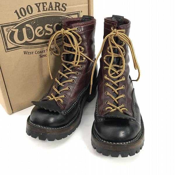 実際に弊社で買取させて頂いたWESCO/ウエスコ Custom Jobmaster/カスタムジョブマスター レースアップブーツ 6E