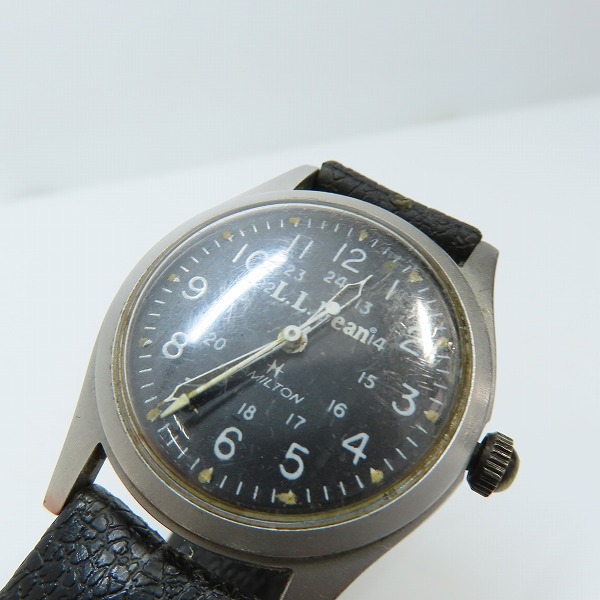 実際に弊社で買取させて頂いたHAMILTON × L.L.Bean/ハミルトン×エルエルビーン Khaki/カーキ 手巻/ヴィンテージ 腕時計 の画像 4枚目