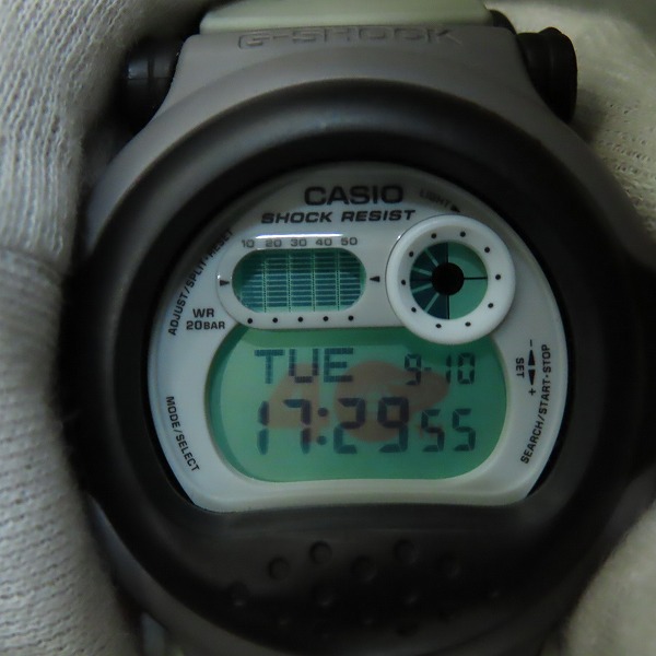 実際に弊社で買取させて頂いたG-SHOCK×BEAMS/Gショック×ビームス 40周年限定 Jason/ジェイソン クォーツ デジタル 腕時計 G-001BE-8JRの画像 4枚目