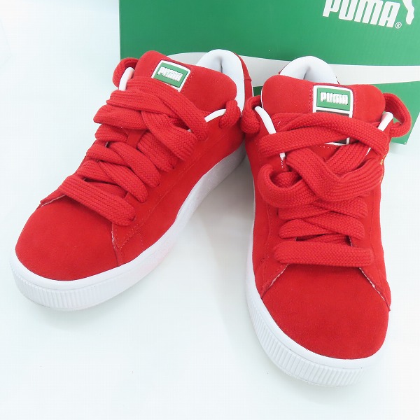 実際に弊社で買取させて頂いたPUMA/プーマ ローカットスニーカー SUEDE XL FOR ALL TIME RED/PUMA WHITE 395205-03/27.5