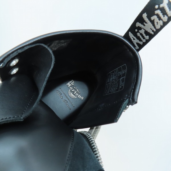 実際に弊社で買取させて頂いたDR.MARTENS x RICK OWENS/ドクターマーチン×リックオウエンス 1460 JMB Lace RO DMXL 31755001/UK11の画像 4枚目