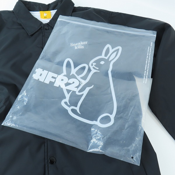 実際に弊社で買取させて頂いた(2)【未使用】FR2 × SNKRDUNK/エフアールツー × スニーカーダンク Angel Coach Jacket FRC2905/Lの画像 8枚目