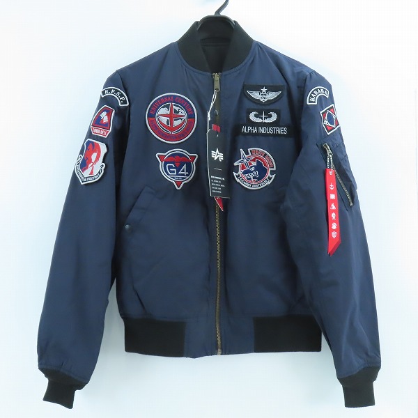 実際に弊社で買取させて頂いた【未使用】ALPHA INDUSTRIES×STRICT-G/アルファ×ストリクトジー リバーシブル LIGHT MA-1 ガンダム TA1466-8004/S