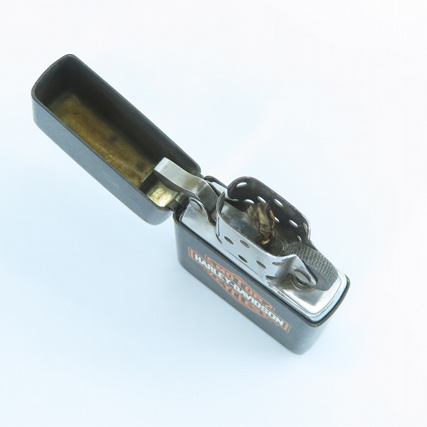 実際に弊社で買取させて頂いたZIPPO/ジッポー HARLEY DAVIDSON/ハーレーダビッドソン マットブラックの画像 4枚目