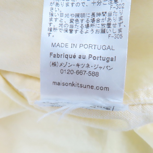 実際に弊社で買取させて頂いたMAISON KITSUNE/メゾン キツネ 24SS 長袖シャツ MM00405WC2047/Sの画像 4枚目