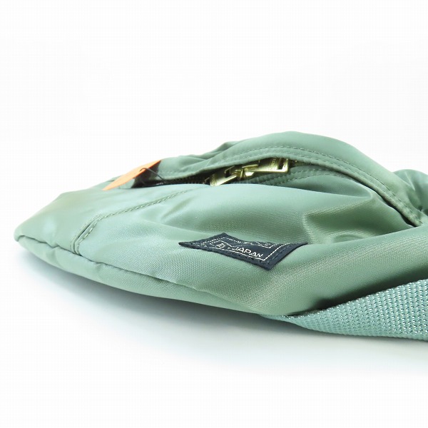 実際に弊社で買取させて頂いた(2)【未使用】PORTER/ポーター TANKER/タンカー WAIST BAG ウエストバッグ セージグリーン 622-76629の画像 2枚目