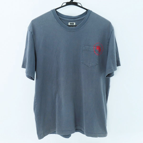 実際に弊社で買取させて頂いたRATS/ラッツ CIRCLE POCKET TEE グレー 22'RT-0501 S