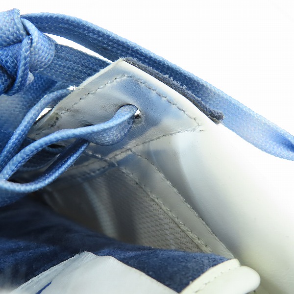 実際に弊社で買取させて頂いたLOUIS VUITTON/ルイヴィトン LVオリライン レザー モノグラム スニーカー  ホワイト×ネイビー FA0211/8の画像 6枚目