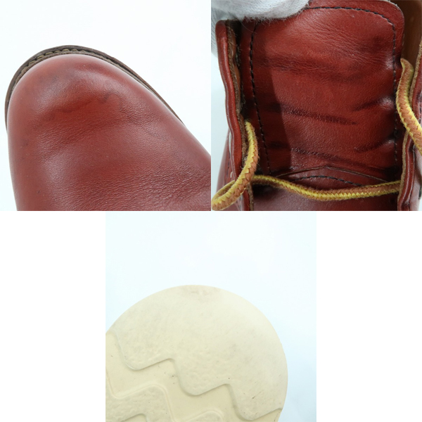 実際に弊社で買取させて頂いたRED WING/レッドウィング ワークオックスフォード ラウンドトゥシューズ ブーツ 8001/7.5Dの画像 6枚目