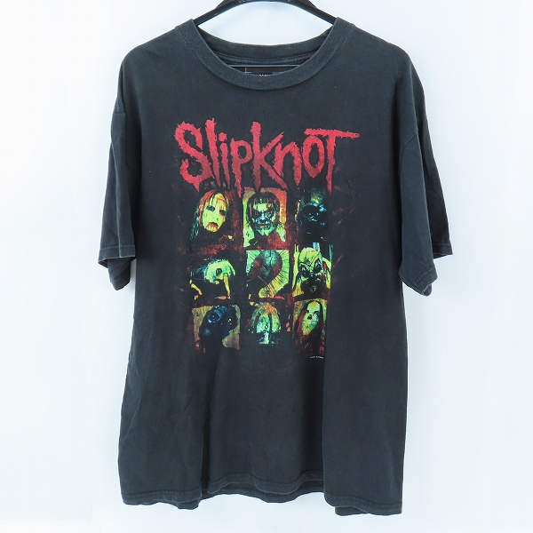 実際に弊社で買取させて頂いたSLIPKNOT/スリップノット 2001 MEMBER DOUBLE SIDE/cygnusボディ/ヴィンテージ 半袖Tシャツ L