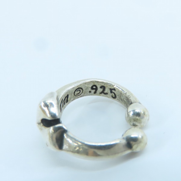 実際に弊社で買取させて頂いたBWL/BILL WALL LEATHER/ビルウォールレザー クロスイヤーカフの画像 5枚目