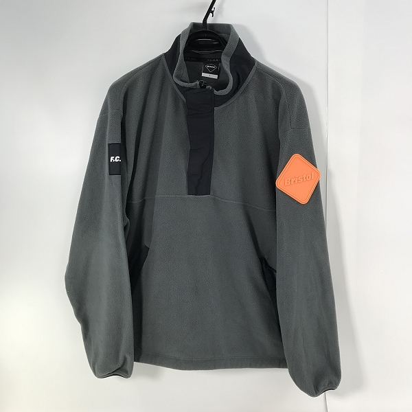 実際に弊社で買取させて頂いたF.C.RealBristol/エフシーレアルブリストル POLARTEC MICRO FLEECE HALF ZIP BLOUSON ブルゾン FCRB-192042 L