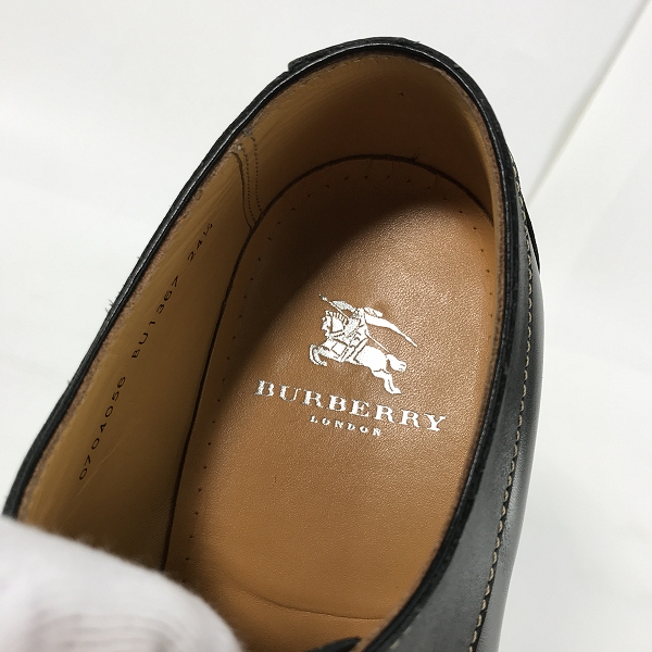 実際に弊社で買取させて頂いたBURBERRY/バーバリー レザー シューズ  BU1367/24.5の画像 4枚目