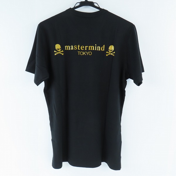 実際に弊社で買取させて頂いた【未使用】mastermind JAPAN/マスターマインド ジャパン 金ラメスカルプリントS/STee 半袖Tシャツ MMD2-TS01/Lの画像 1枚目