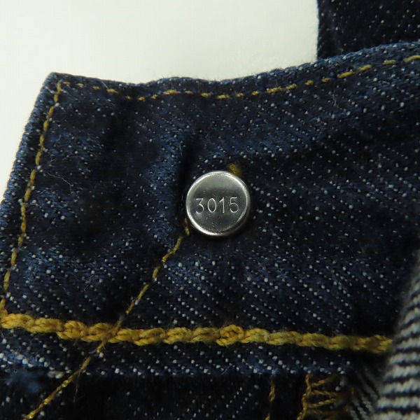 実際に弊社で買取させて頂いたLEVI'S/リーバイス VINTAGE CLOTHING 1947モデル 復刻 501XX 日本製 刻印3015 赤耳 ビッグE 47501-0224/W34L34の画像 4枚目