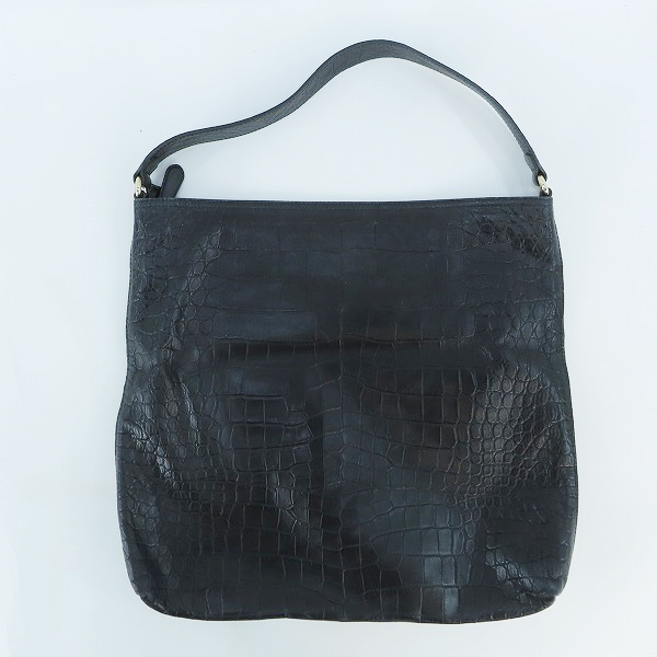実際に弊社で買取させて頂いたBALLY/バリー クロコ型押し/肩がけバッグの画像 1枚目
