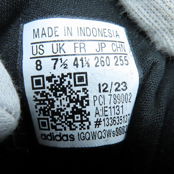 実際に弊社で買取させて頂いた【未使用】 adidas×A BATHING APE/アディダス×アベイシングエイプ LINE CAMO BLACK IE1131/26の画像 5枚目