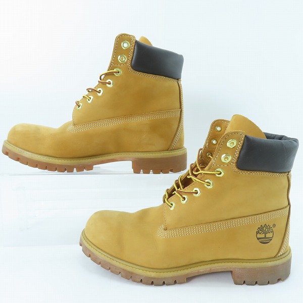 実際に弊社で買取させて頂いたTimberland/ティンバーランド プレミアム 6インチ ウォータープルーフ ブーツ 10061/9.5Wの画像 3枚目