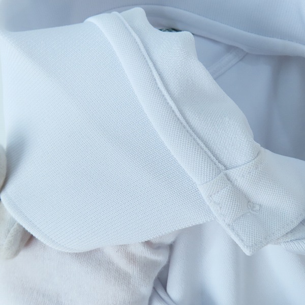 実際に弊社で買取させて頂いたBRIEFING/ブリーフィング ゴルフウェア CR MENS EARTH POLO RELAXED FIT ポロシャツ ホワイト BRG231M23 Mの画像 6枚目