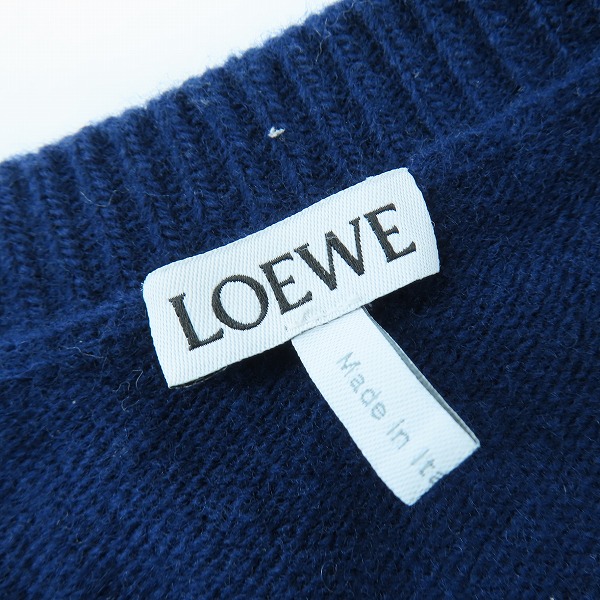 実際に弊社で買取させて頂いた【JPタグ付】LOEWE/ロエベ Anagram Embroidered セーター H526Y14KB5/Mの画像 2枚目