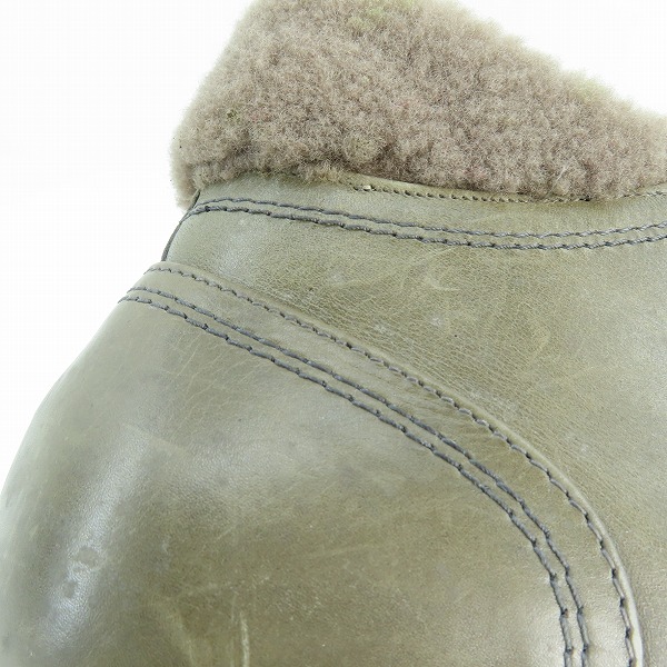 実際に弊社で買取させて頂いたDIRK BIKKEMBERGS/ダークビッケンバーグ ブーツ/カーキ系 /41の画像 7枚目