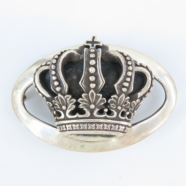 実際に弊社で買取させて頂いたJustin davis/ジャスティンデイビス シルバー/925 クラウンバックル