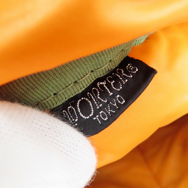 実際に弊社で買取させて頂いたPORTER/ポーター TANKER/タンカー ボディバッグ/ウエストバッグの画像 4枚目