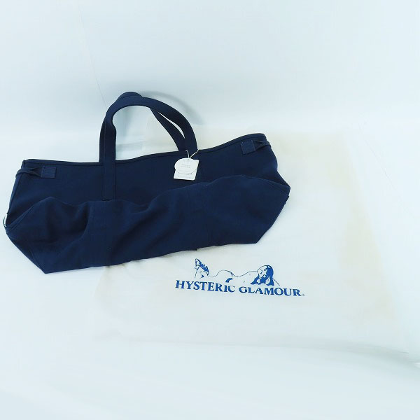 実際に弊社で買取させて頂いた【未使用】HYSTERIC GLAMOUR/ヒステリックグラマー トートバッグ ネイビーの画像 8枚目