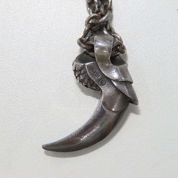 実際に弊社で買取させて頂いたBloody Mary/ブラッディマリー アーマードイーグルクロー ペンダント/ネックレスの画像 2枚目