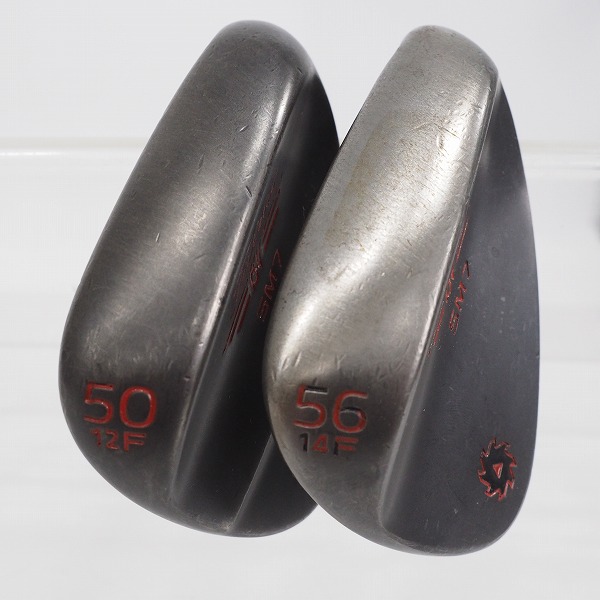 実際に弊社で買取させて頂いたTitleist/タイトリスト BV/ボーケイデザイン SM7 ウェッジ ブラック 50°/12F,56°/14F N.S.PRO ZELOS 7 FLEX:R 2本組の画像 1枚目
