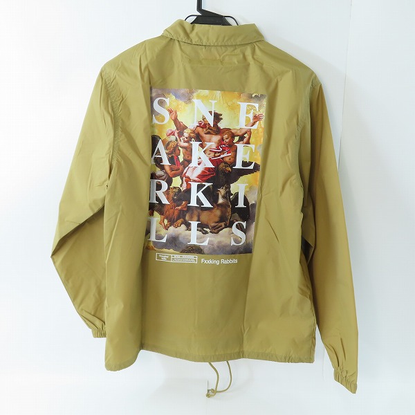 実際に弊社で買取させて頂いた【未使用】FR2 × SNKRDUNK/エフアールツー × スニーカーダンク Angel Coach Jacket Belge FRC2905/Lの画像 1枚目