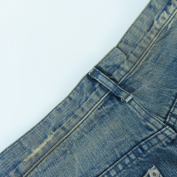 実際に弊社で買取させて頂いたISAMU KATAYAMA BACKLASH/バックラッシュ クラッシュデニムブーツカット 1308-03 M の画像 7枚目