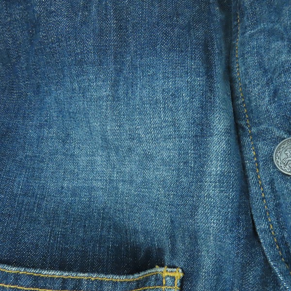 実際に弊社で買取させて頂いたglamb/グラム デニムジャケット/裏地ブランケット/2の画像 7枚目