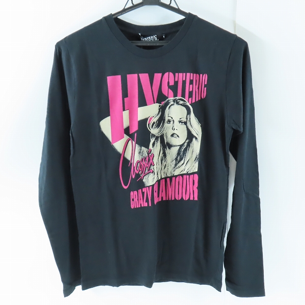 実際に弊社で買取させて頂いた【未使用】HYSTERIC GLAMOUR/ヒステリックグラマー プリント 長袖Tシャツ 0211CL05/S