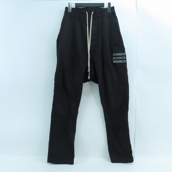 実際に弊社で買取させて頂いたRick Owens/リックオウエンス DRKSHDW/ダークシャドウ Drawstring Long Pants DU18S3374-TEER3/XS