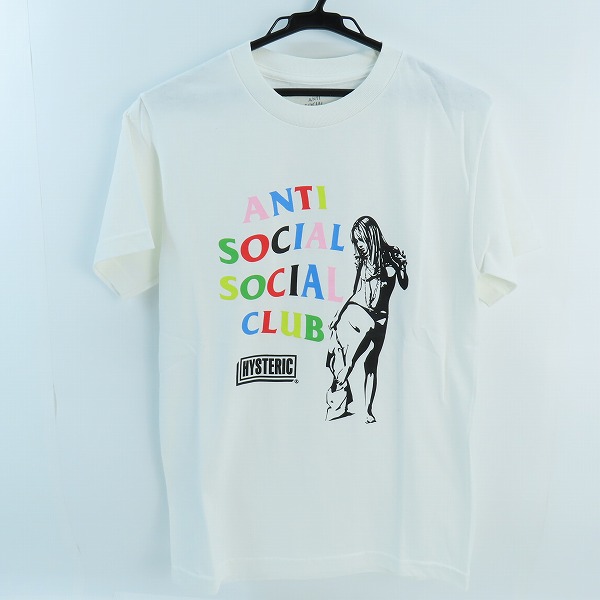 実際に弊社で買取させて頂いた【未使用】HYSTERIC GLAMOUR×ANTI SOCIAL SOCIAL CLUB/ヒステリックグラマー×アンチソーシャルクラブ Tシャツ/S