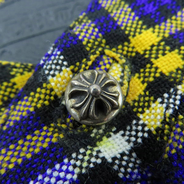 実際に弊社で買取させて頂いた【JPタグ】CHROME HEARTS/クロムハーツ イージーライダースジャケット マサイチェック Sの画像 4枚目