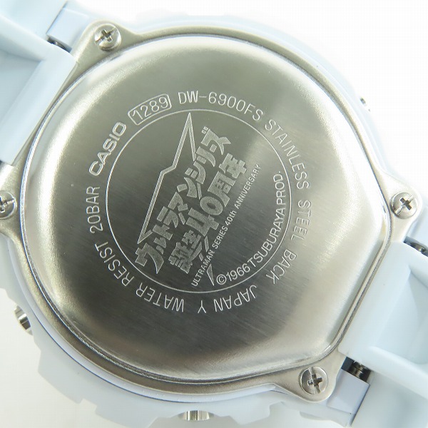 実際に弊社で買取させて頂いたG-SHOCK/G-ショック ウルトラマン誕生40周年記念 DW-6900FS【動作未確認】の画像 3枚目