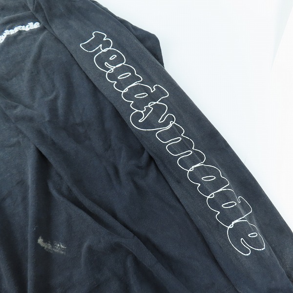 実際に弊社で買取させて頂いた【未使用】READY MADE/レディメイド LS T DESTRUCTION/ロングTシャツ RE-CO-BK-00-00-283/XLの画像 6枚目