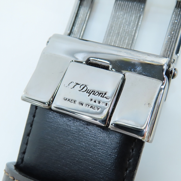 実際に弊社で買取させて頂いたS.T.Dupont/デュポン レザーベルト の画像 5枚目