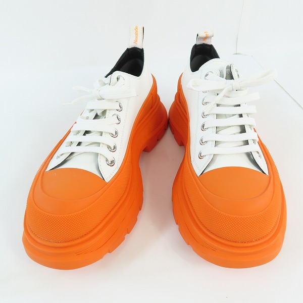 実際に弊社で買取させて頂いたAlexander McQueen/アレキサンダーマックイーン Tread Slick Low Lace Up トレッドスリック スニーカー 627225/41