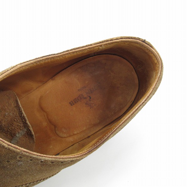 実際に弊社で買取させて頂いたJOHN LOBB/ジョンロブ SEYMOUR/セイムール スエード レザー シューズ 9016/10Dの画像 4枚目