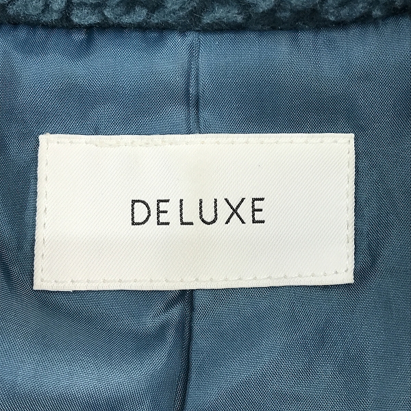 実際に弊社で買取させて頂いたDELUXE/デラックス ボア アウター ジャケット 21AD5286/Lの画像 2枚目