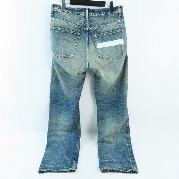 実際に弊社で買取させて頂いたISAMU KATAYAMA BACKLASH/バックラッシュ 13ozセルビッチデニム ワイドストレート 1519-05 Sの画像 1枚目