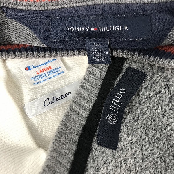 実際に弊社で買取させて頂いた【おまとめ】 ナノユニバース/チャンピオン/トミーヒルフィガー 等 ニット/長袖スウェット/半袖シャツ 他の画像 1枚目