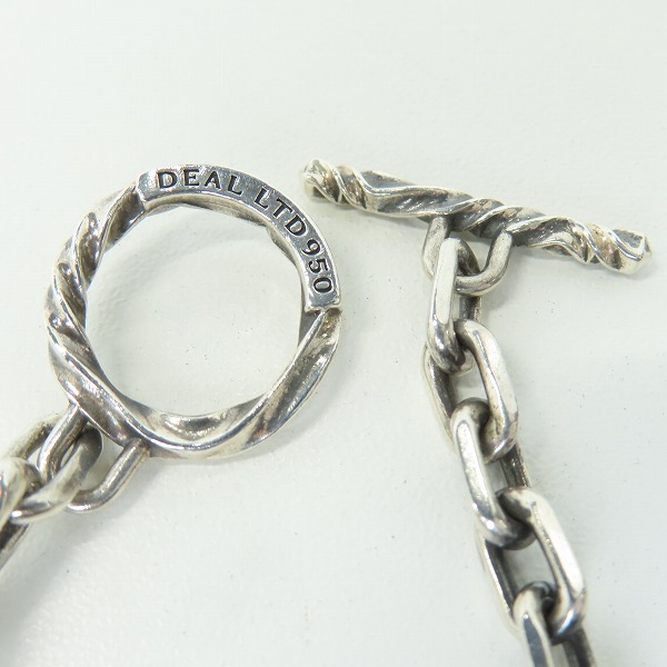 実際に弊社で買取させて頂いたDEAL DESIGN/ディールデザイン RT:ID BRACELET シルバーブレスレット/950の画像 6枚目